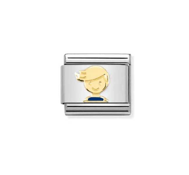 NOMINATION -   LINK COMPOSABLE CLASSIC BAMBINO BLU