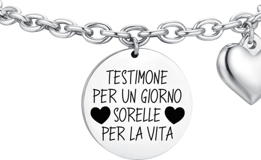 Luca Barra -  BRACCIALE DONNA IN ACCIAIO TESTIMONE - 2