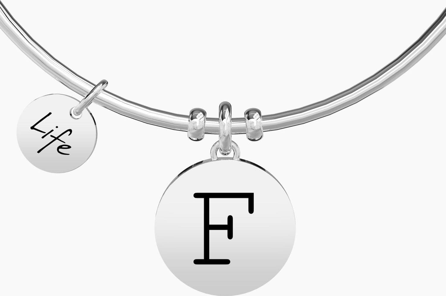 KIDULT  - Bracciale con lettera f  INIZIALE | EMOZIONI - 3