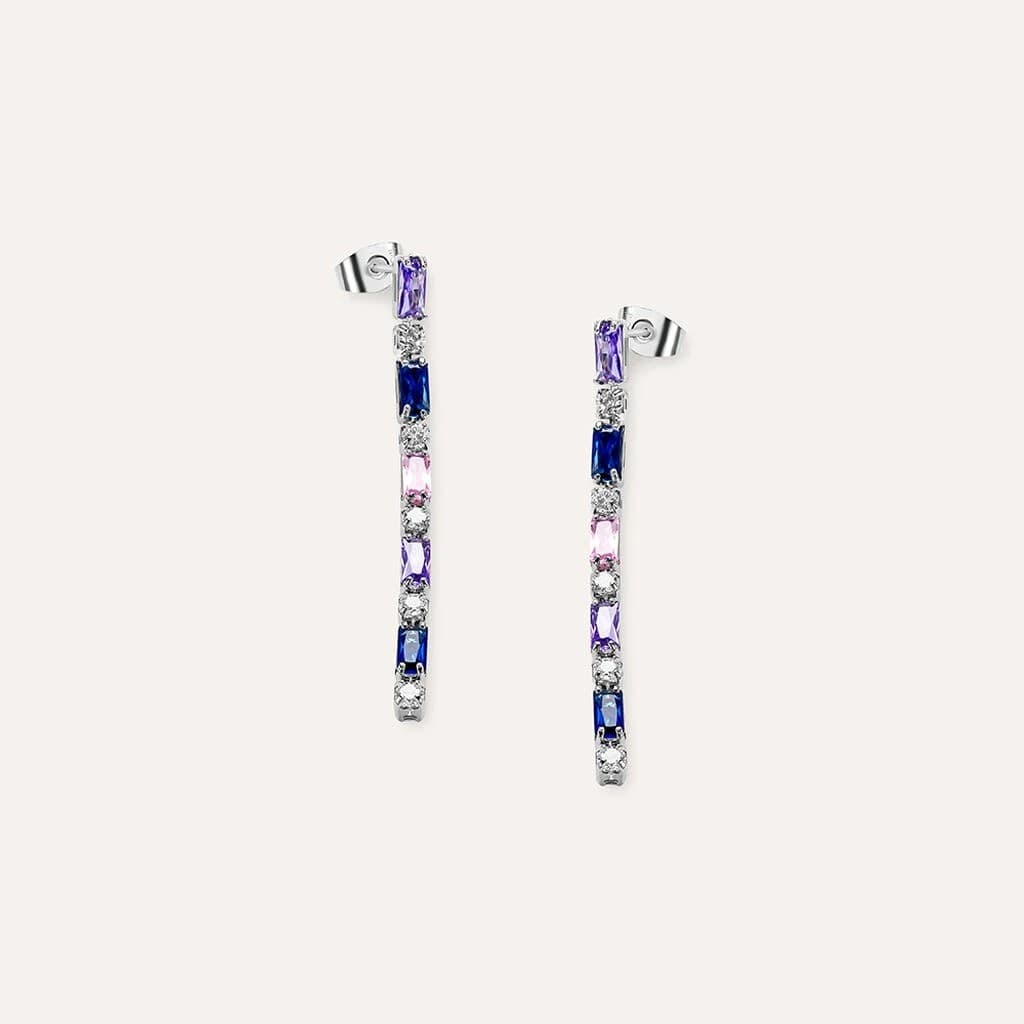 Stroili   -  Orecchini Pendenti Tennis Romantic Shine Ottone Cristallo - 3