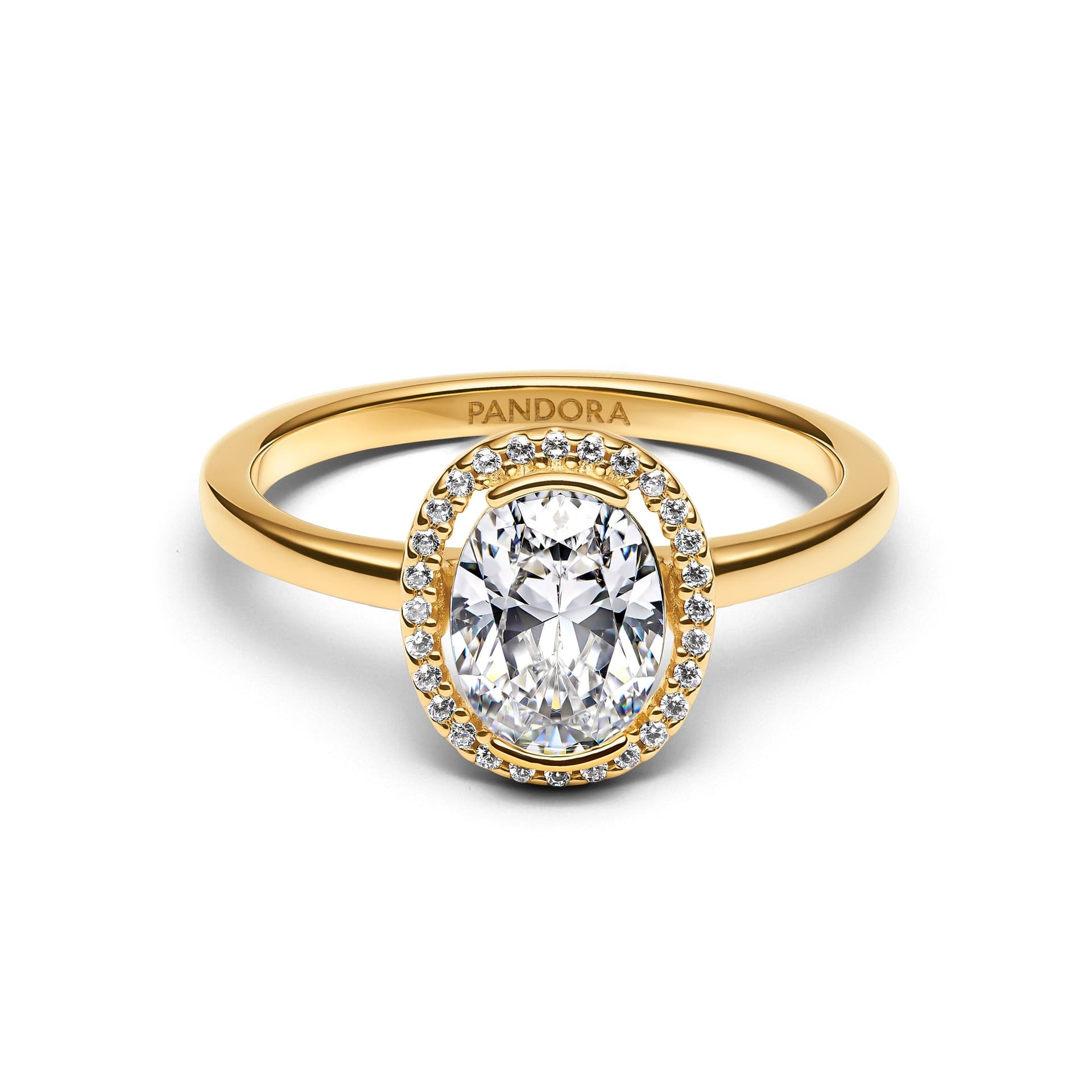 Pandora - Anello Punto Luce Ovale - 2