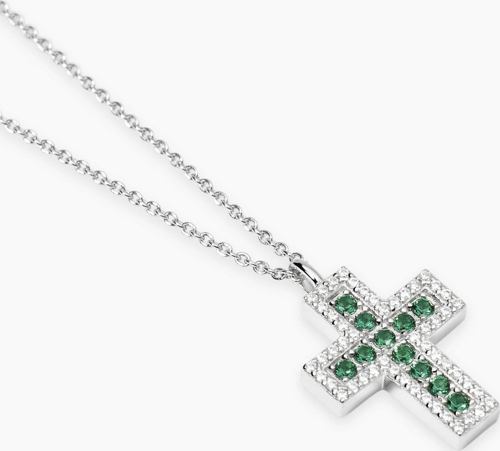 MABINA  -  Collana Girocollo con croce SAVE THE QUEEN - 2