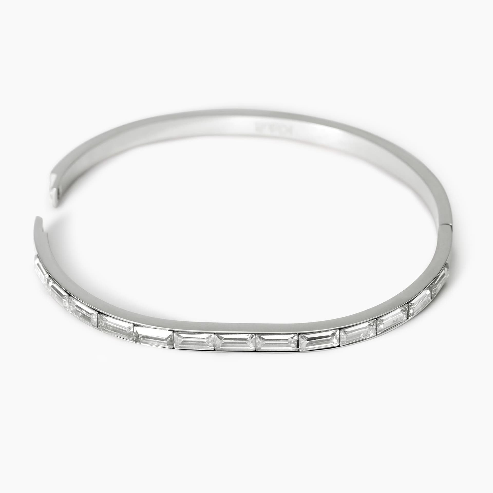 Kidult  -   Bracciale rigido in acciaio e zirconi - 2
