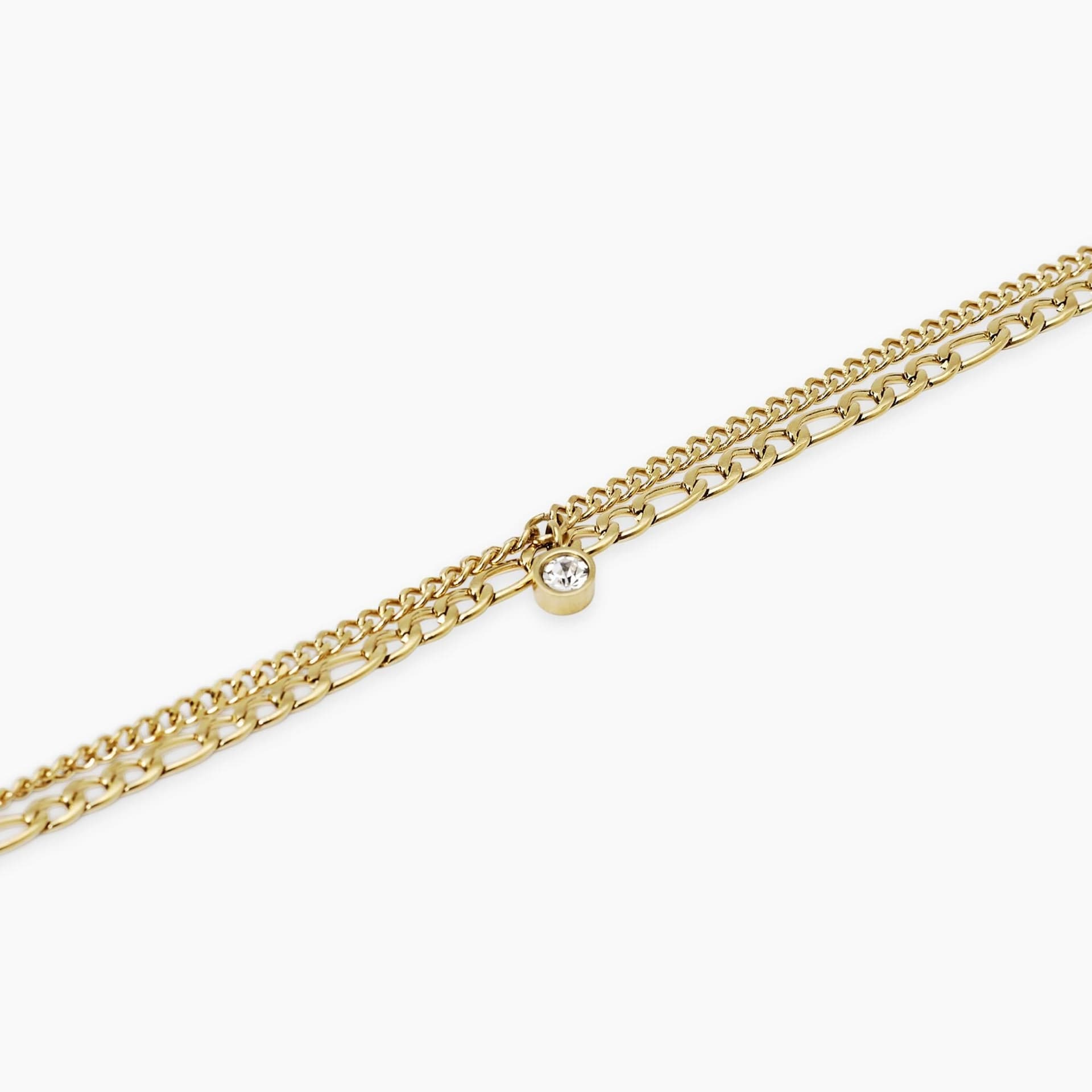 Kidult  -   Bracciale dorato con catene e ciondolo - 2