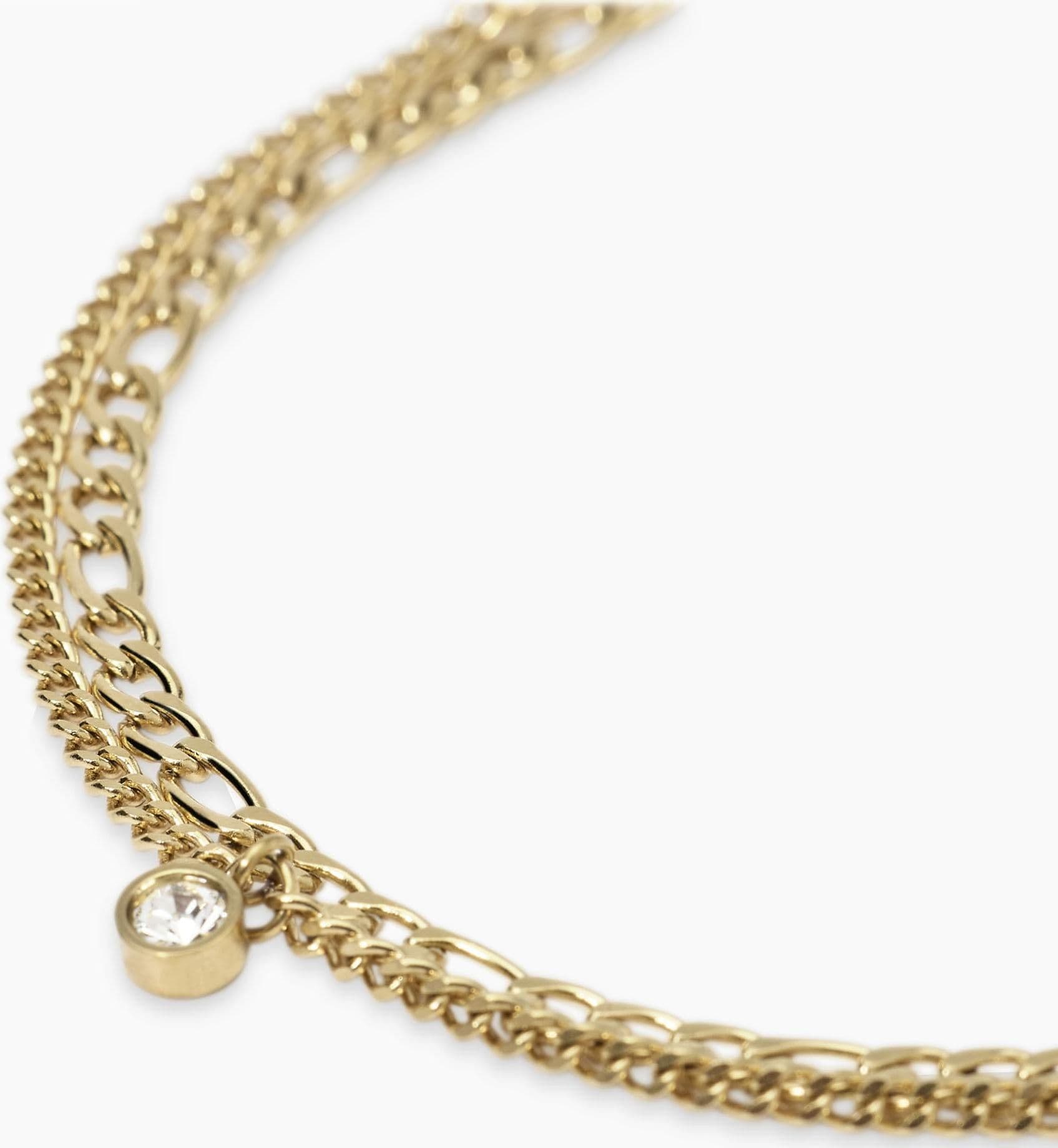 Kidult  -   Bracciale dorato con catene e ciondolo - 3