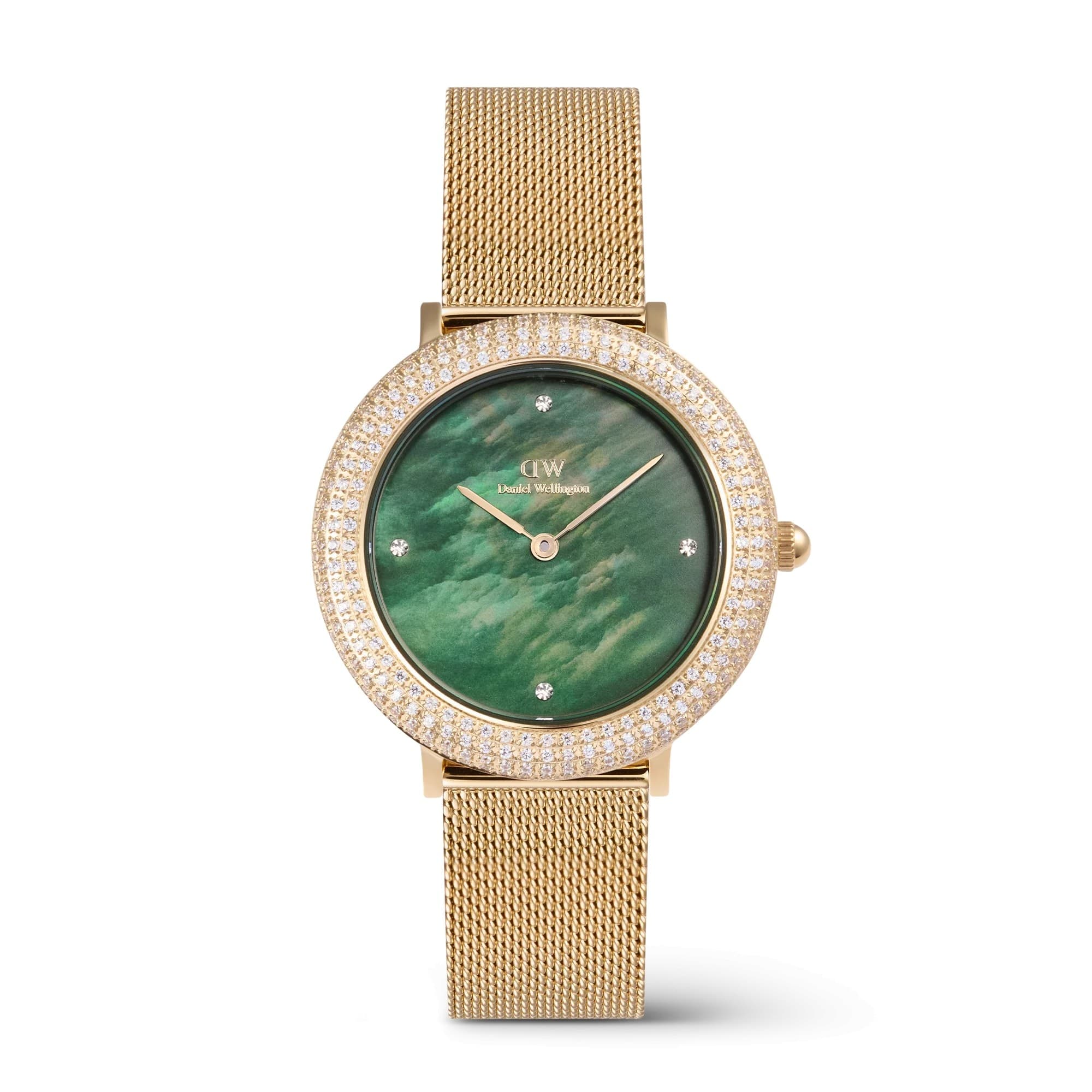 Daniel Wellington  - Orologio Crystalline Bezel Evergold Green