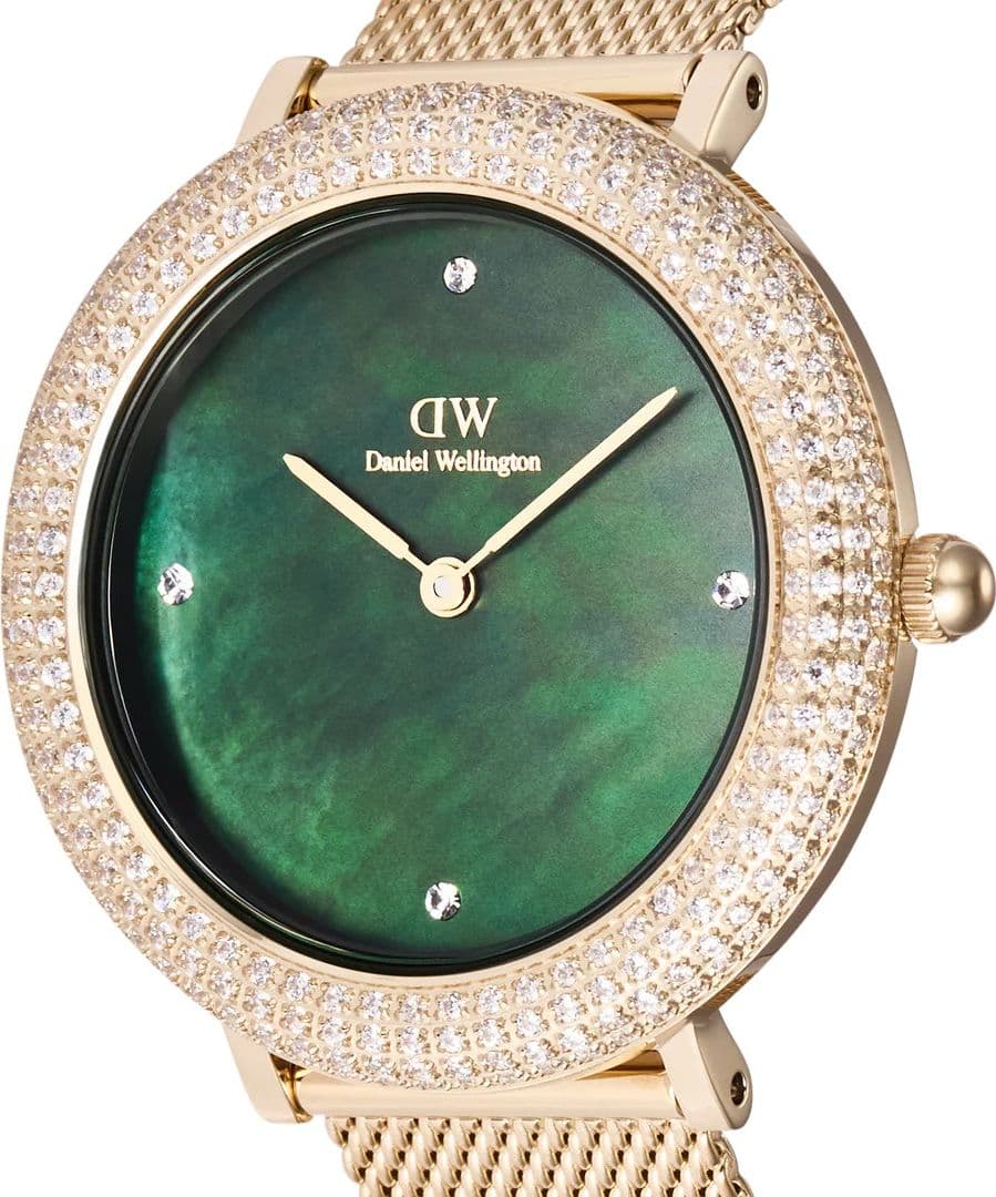 Daniel Wellington  - Orologio Crystalline Bezel Evergold Green - 4