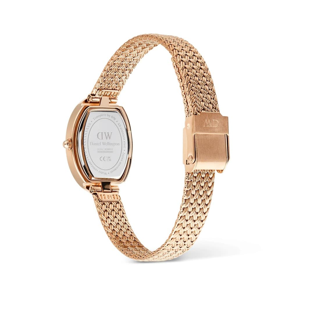 Daniel Wellington  - Orologio  Juliette Braided Mesh White Sunray Rose Gold - 3