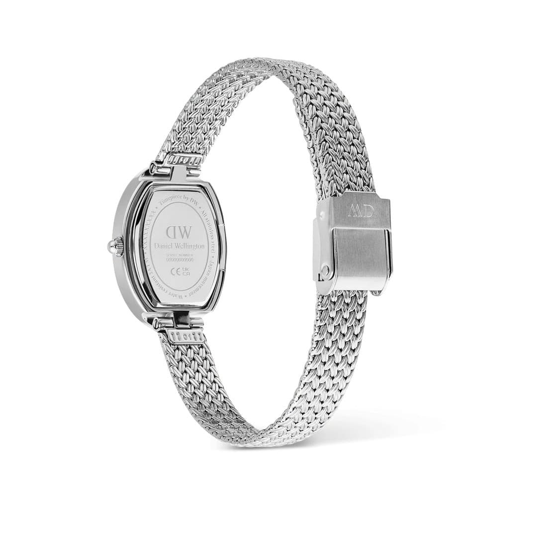 Daniel Wellington  - Orologio  Juliette Braided Mesh White Sunray Silver - 3