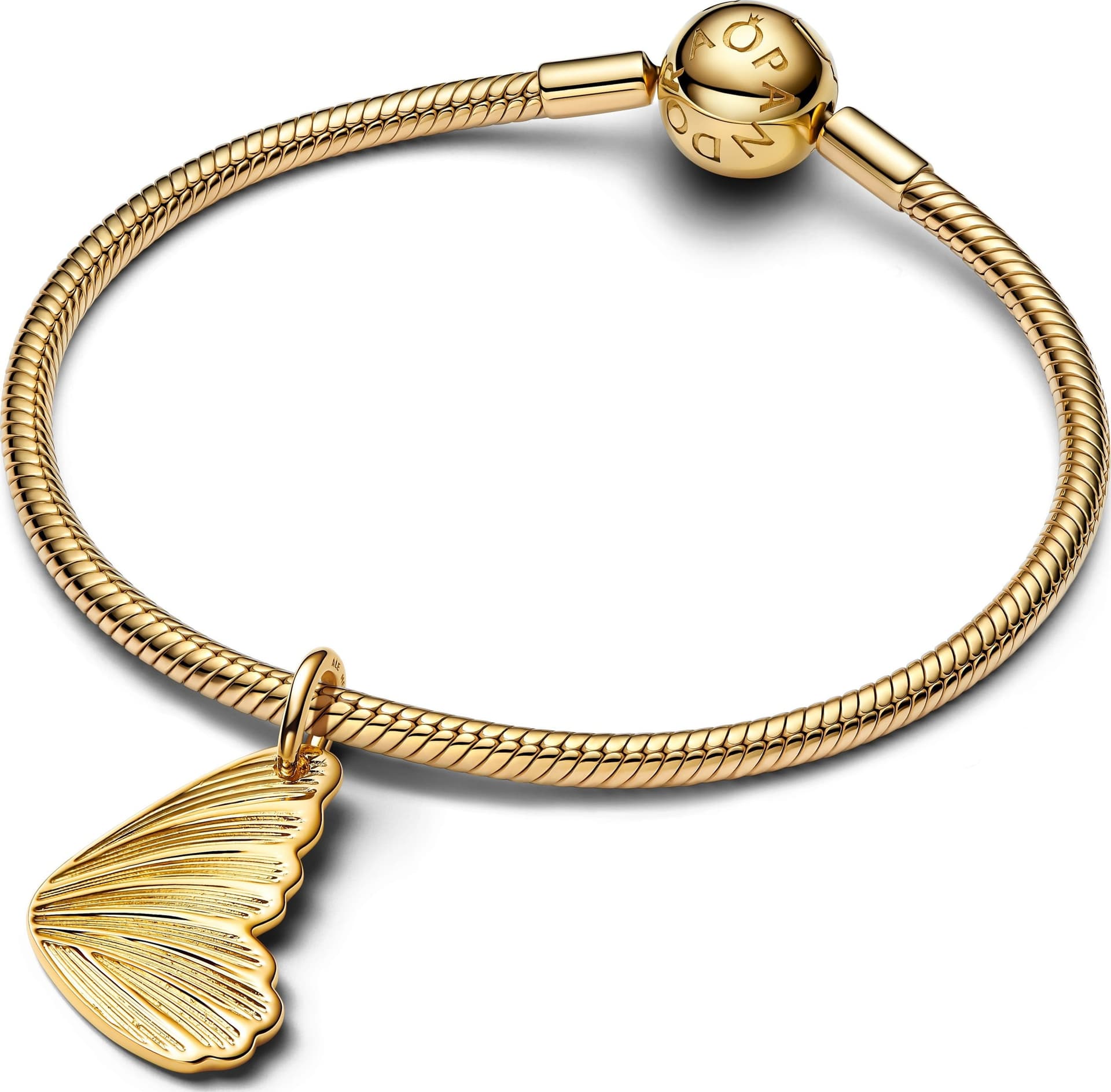 Pandora    Charm Pendente Ali di Farfalla da incidere - 4