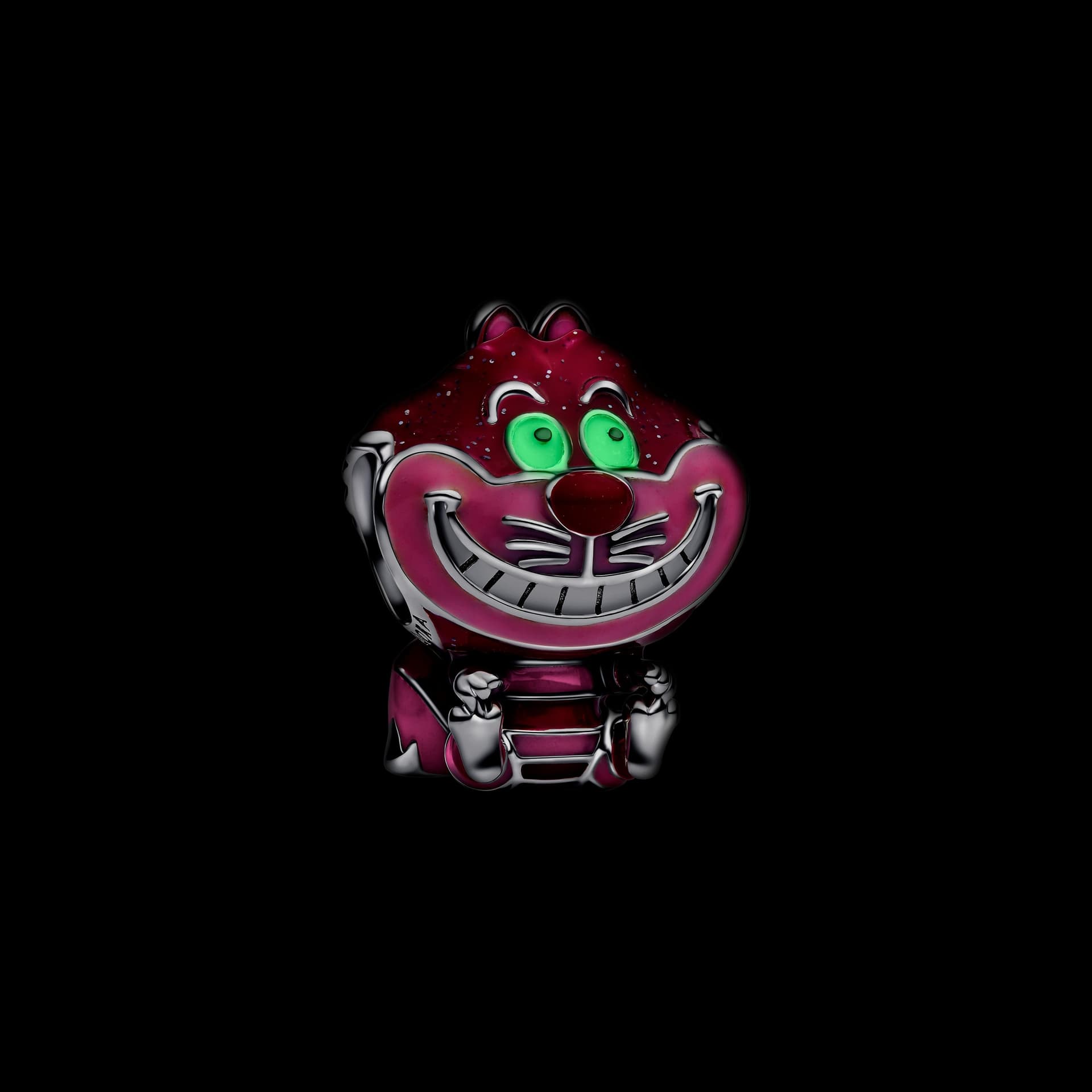 Pandora  Charm  Stregatto che si illumina al buio , Disney, Alice nel Paese delle Meraviglie - 3