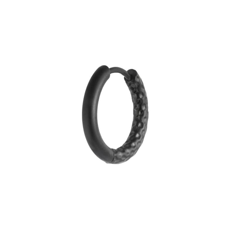 Marlù   - Orecchino a cerchio 1,7 cm trama diamantata - 2