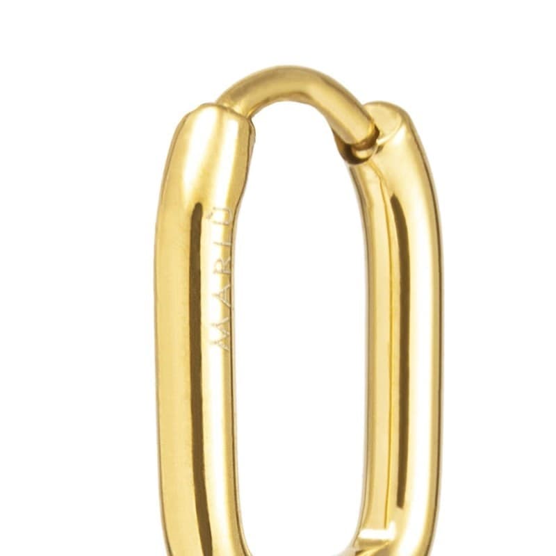 Marlù   -   Orecchino ovale 1,4 cm - 2