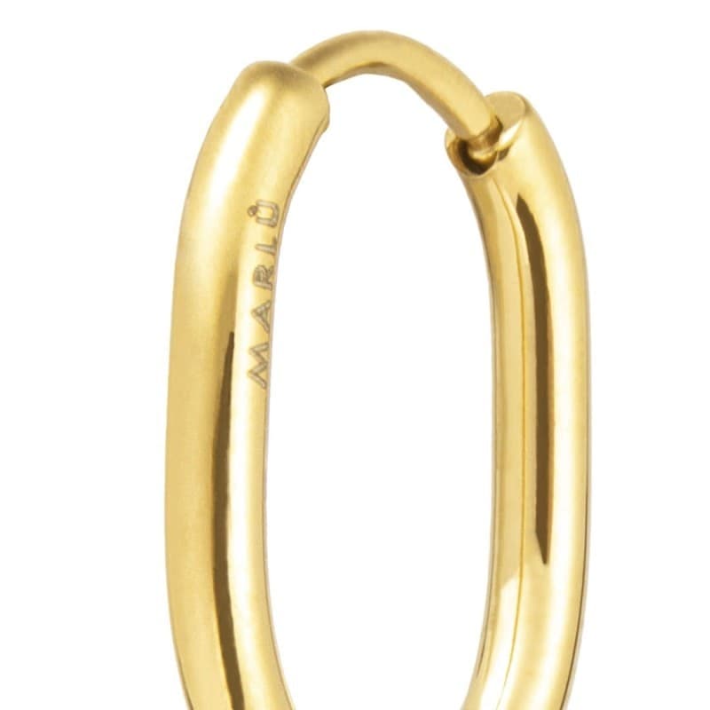 Marlù   -   Orecchino ovale 1,7 cm - 2