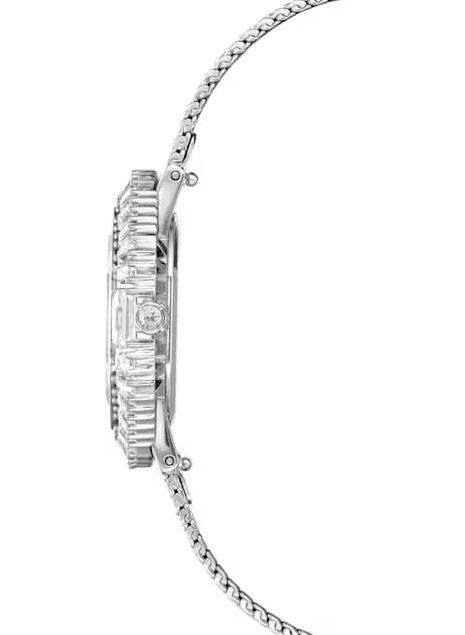 Swarovski  - Orologio Matrix octagon Bracciale di metallo, Tono argentato - 4