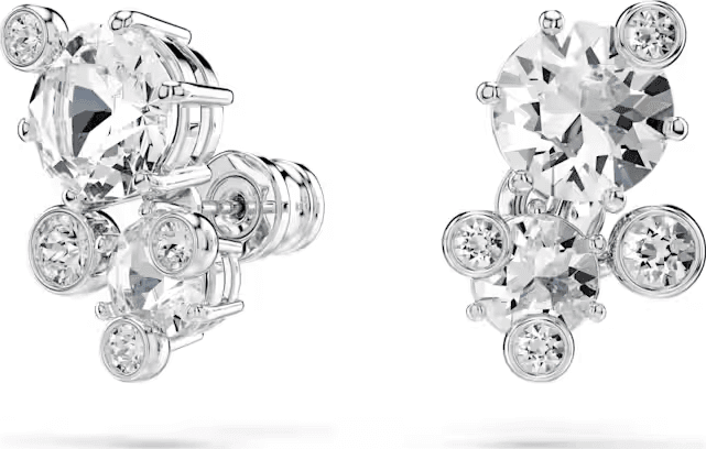 SWAROVSKI - Collana Bracciale e Orecchini , Set Constella Taglio misto, Bianco, Placcato rodio - 4