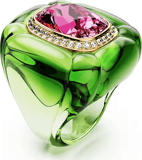 SWAROVSKI - Anello cocktail Dulcis Taglio Cushion, Pavé, Multicolore