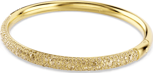 SWAROVSKI - Bracciale rigido Sublima Pavé a neve, Tono dorato, Placcato color oro - 3