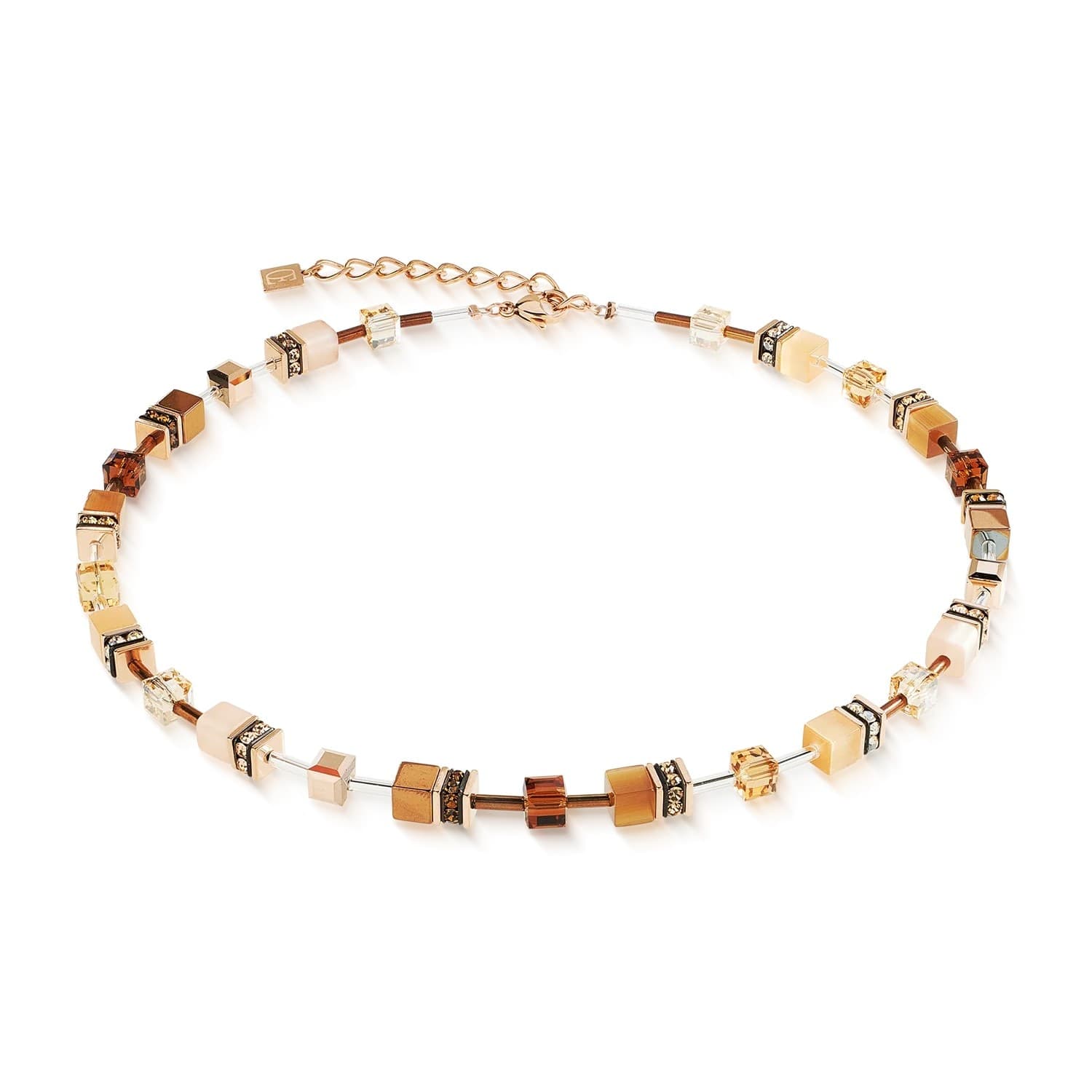 Coeur de Lion - Collana GeoCUBE® Iconic Mocha Mousse