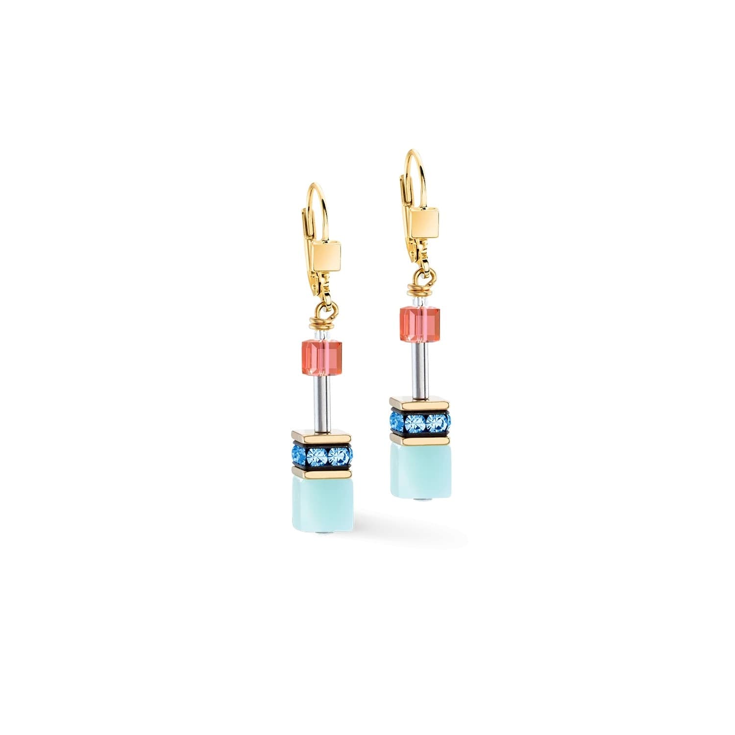 Coeur de Lion - Orecchini GeoCUBE® Iconic Precious Rainbow