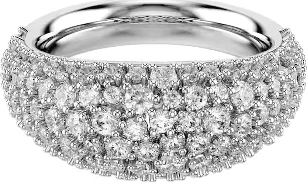SWAROVSKI  -  Anello Sublima Bianco, Placcato rodio - 2