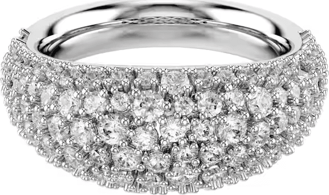 SWAROVSKI  -  Anello Sublima Bianco, Placcato rodio - 2