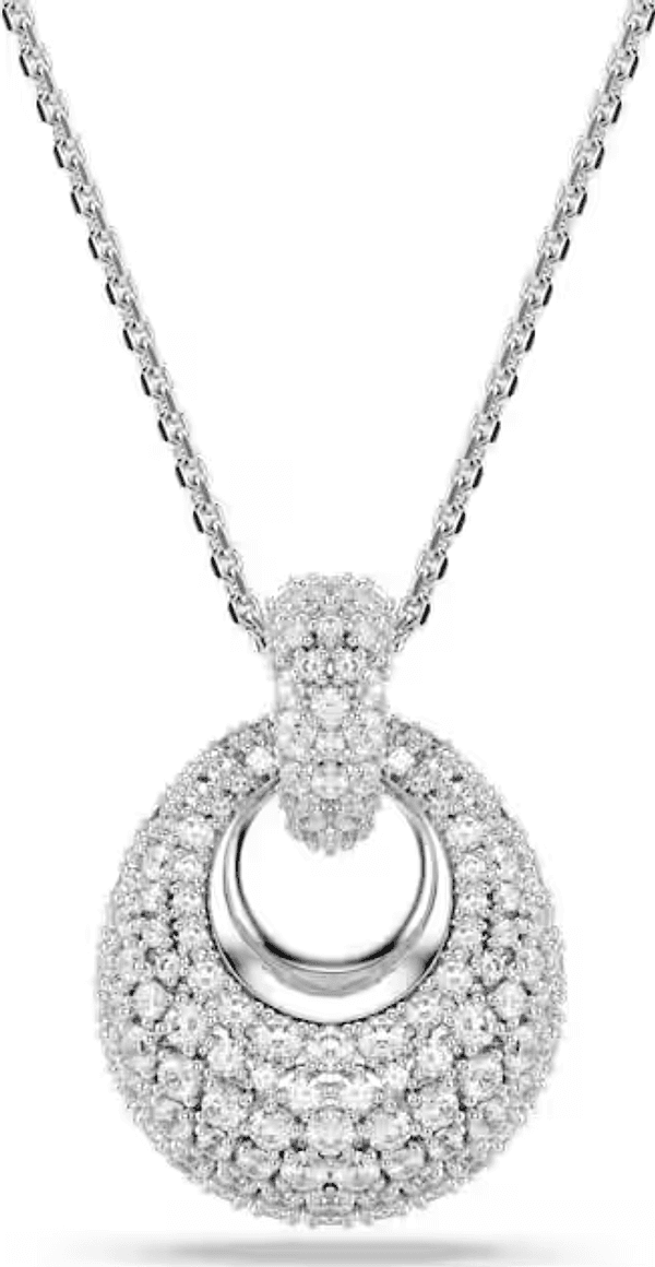 SWAROVSKI -  Collana con Pendente Sublima Bianco, Placcato rodio