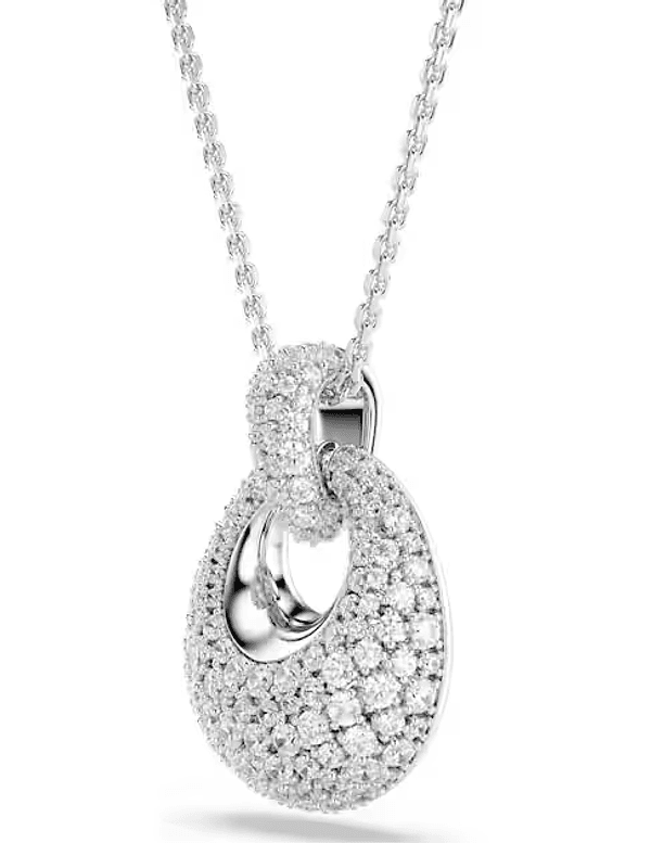 SWAROVSKI -  Collana con Pendente Sublima Bianco, Placcato rodio - 3