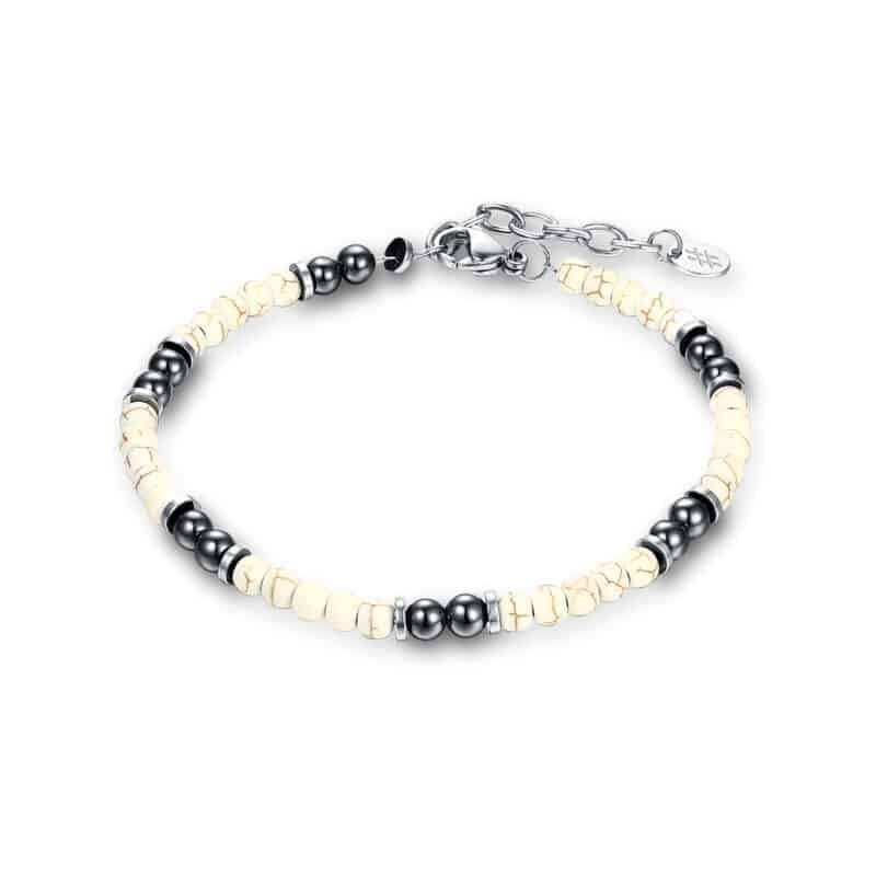 BRAND  Bracciale Uomo Pietre e Ematite