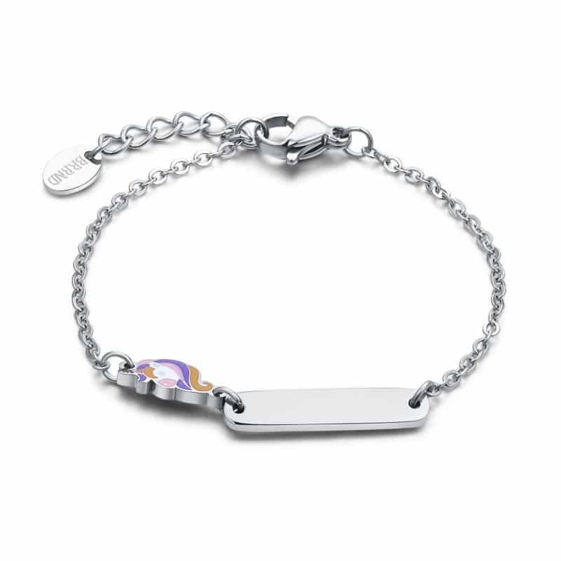 BRAND  Bracciale Targa Unicorno
