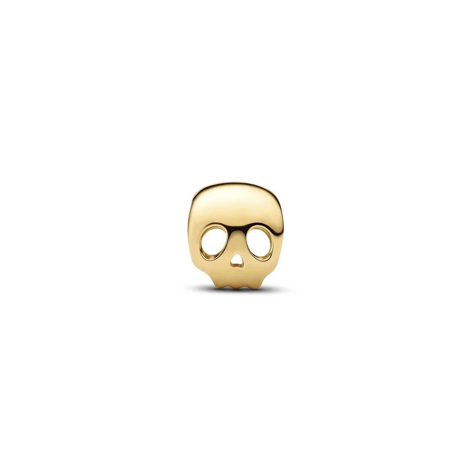 PANDORA  -  Charm Mini Teschio Finitura in Oro - 2