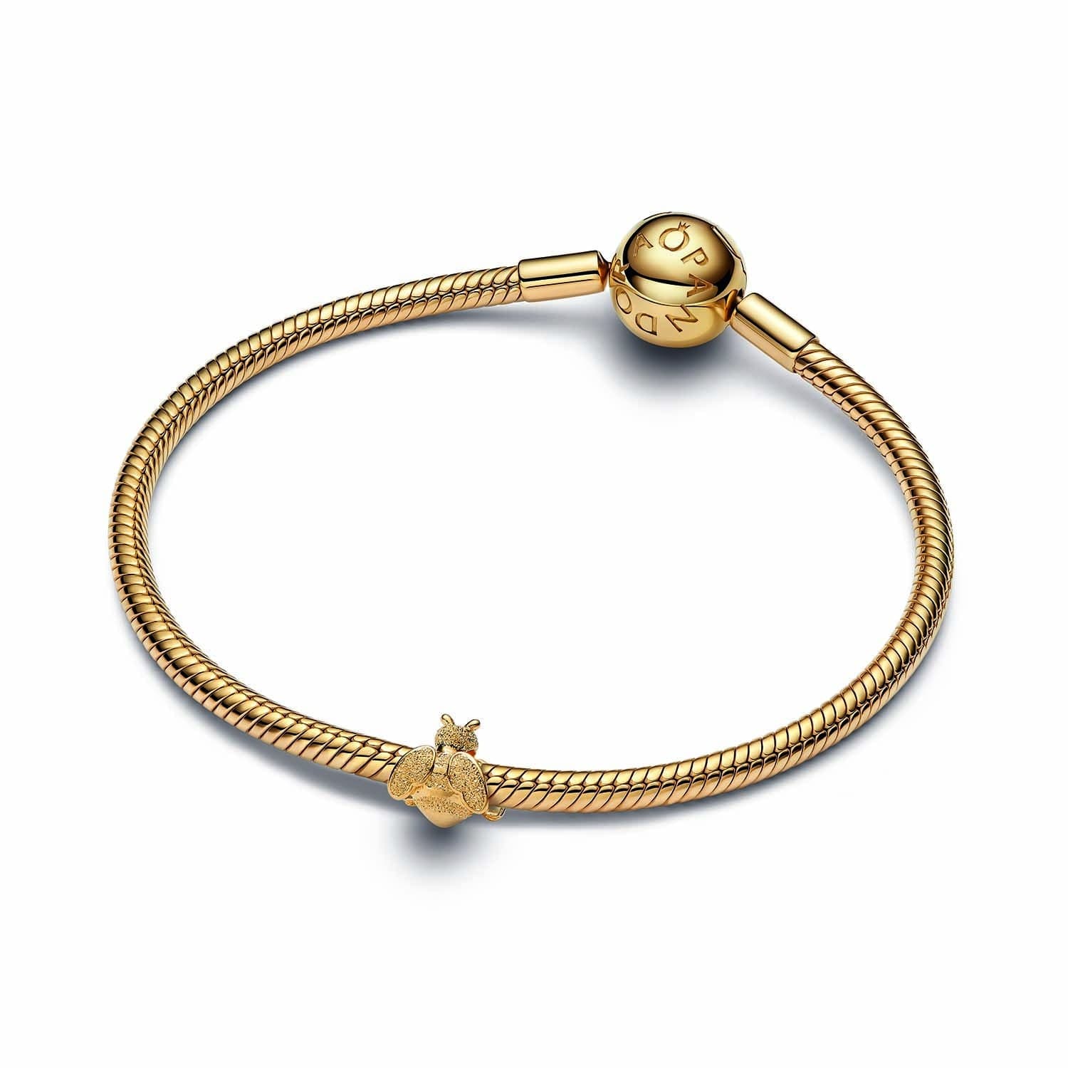 PANDORA  - Charm Mini Ape effetto diamantato Finitura in Oro - 2