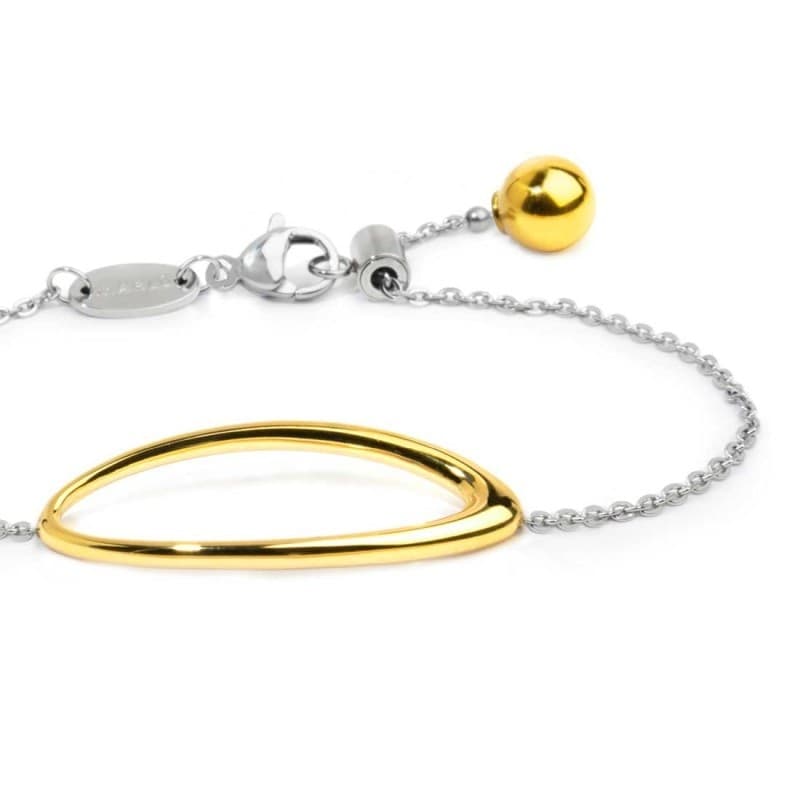 Marlù  -  Bracciale con anello ovale centrale - 2