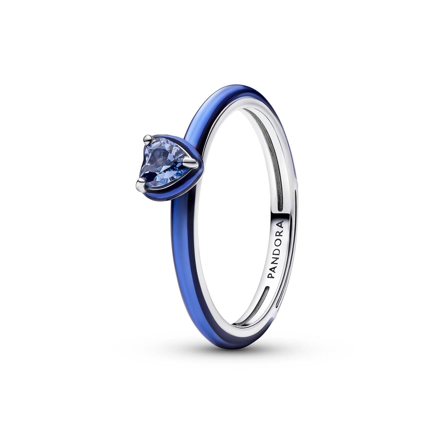 Pandora - Anello Blu Chakra Heart Pandora ME Argento Sterling 925
