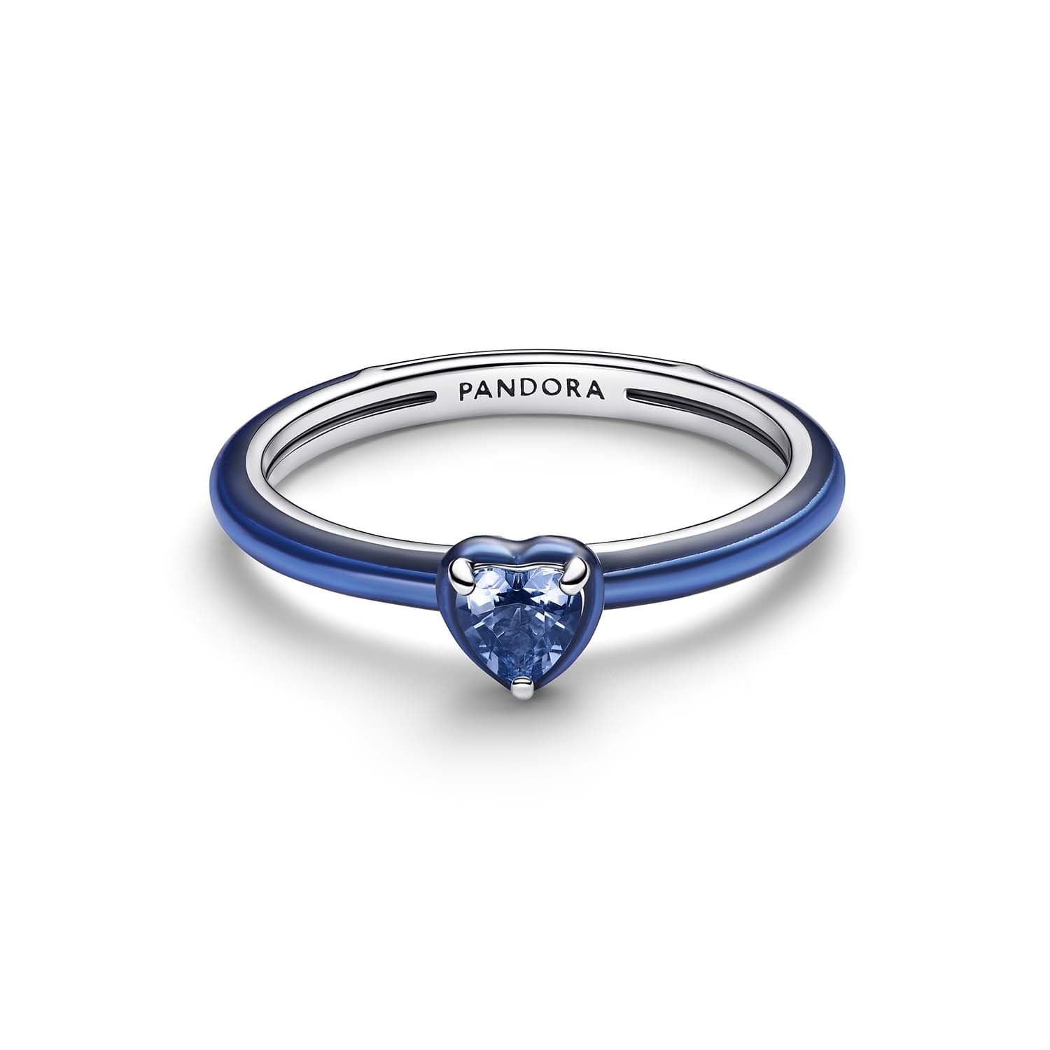 Pandora - Anello Blu Chakra Heart Pandora ME Argento Sterling 925 - 2