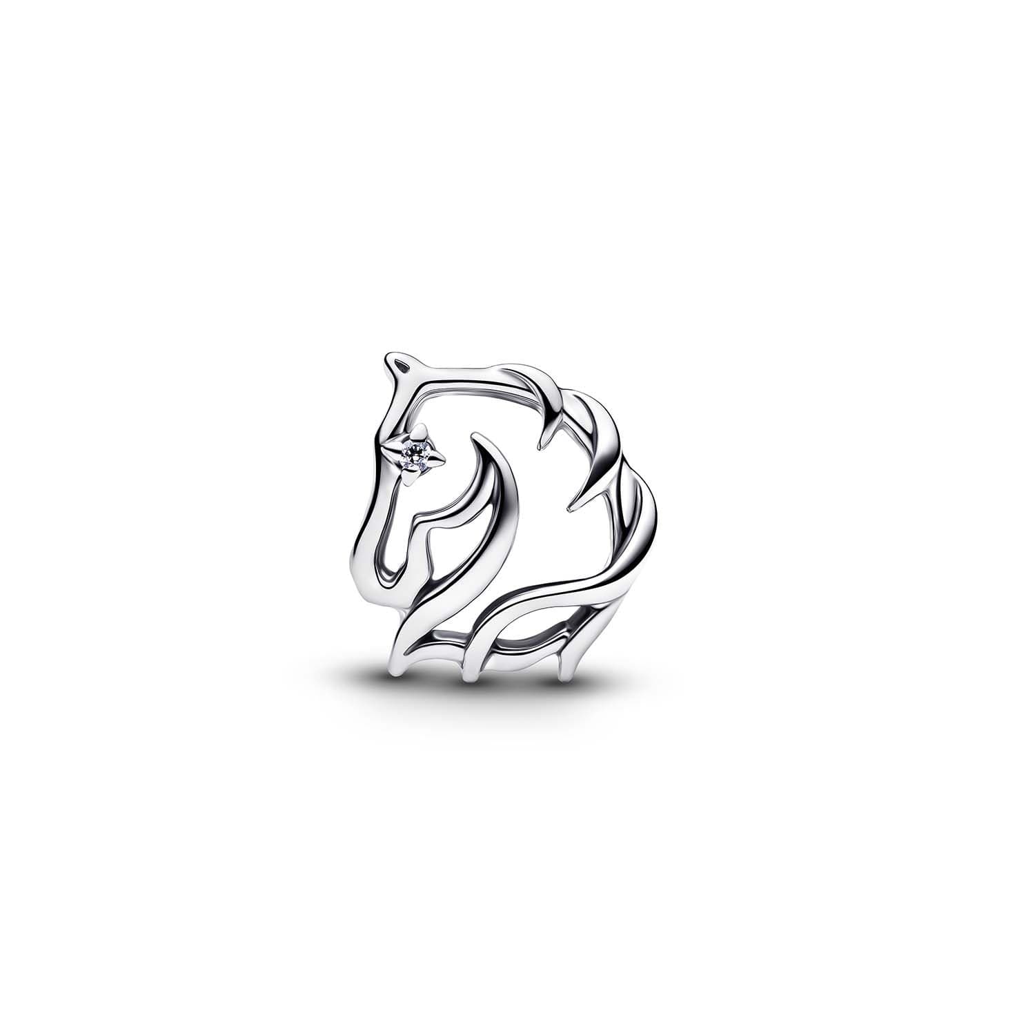 Pandora    Charm Openwork Cavallo Argento - 2