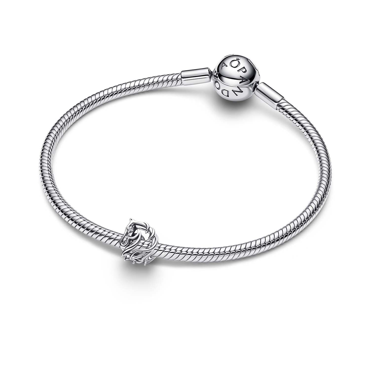 Pandora    Charm Openwork Cavallo Argento - 3