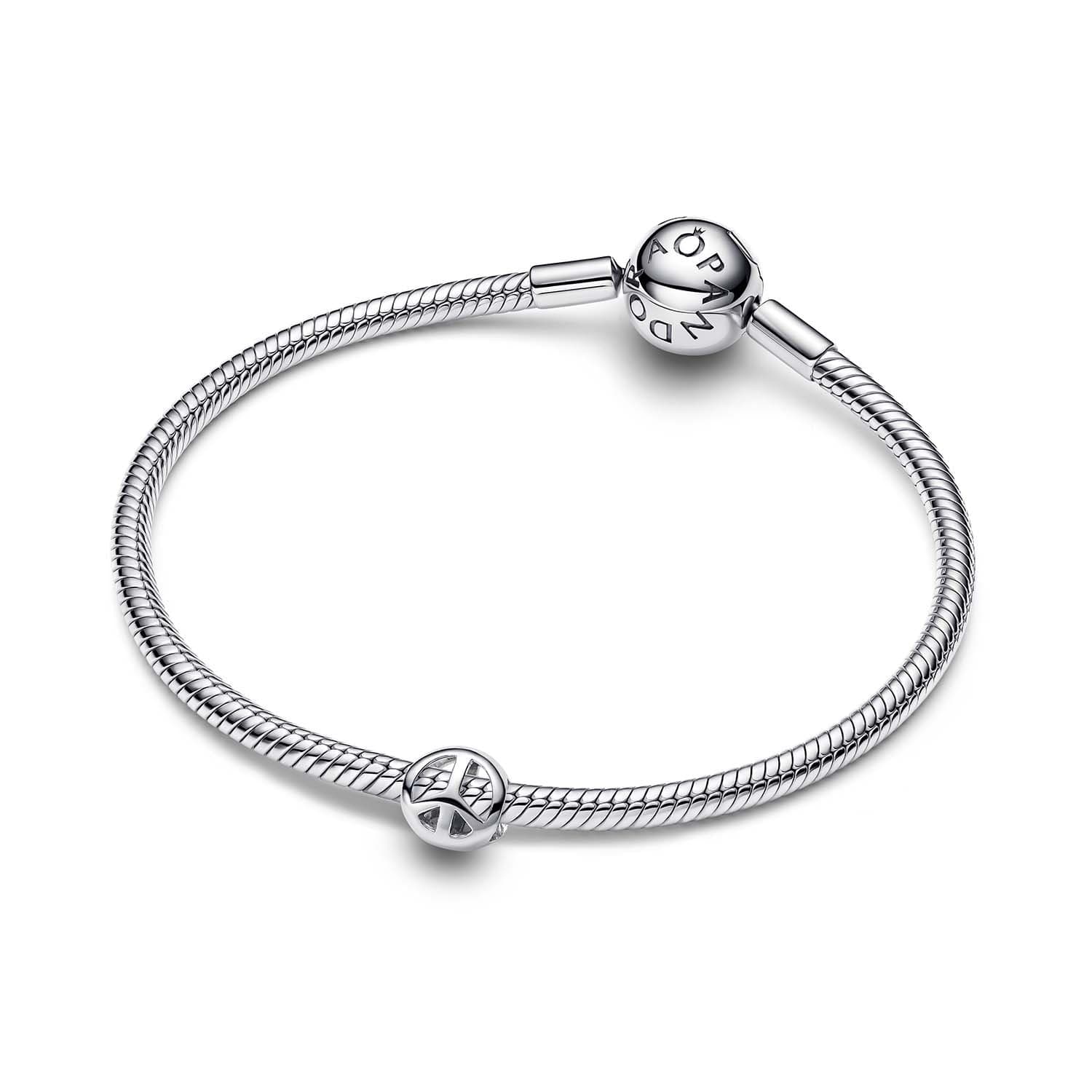Pandora   Charm Mini Simbolo della Pace Argento - 3