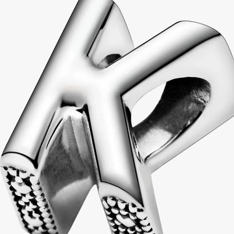 PANDORA   Charm Lettera K Argento - 4
