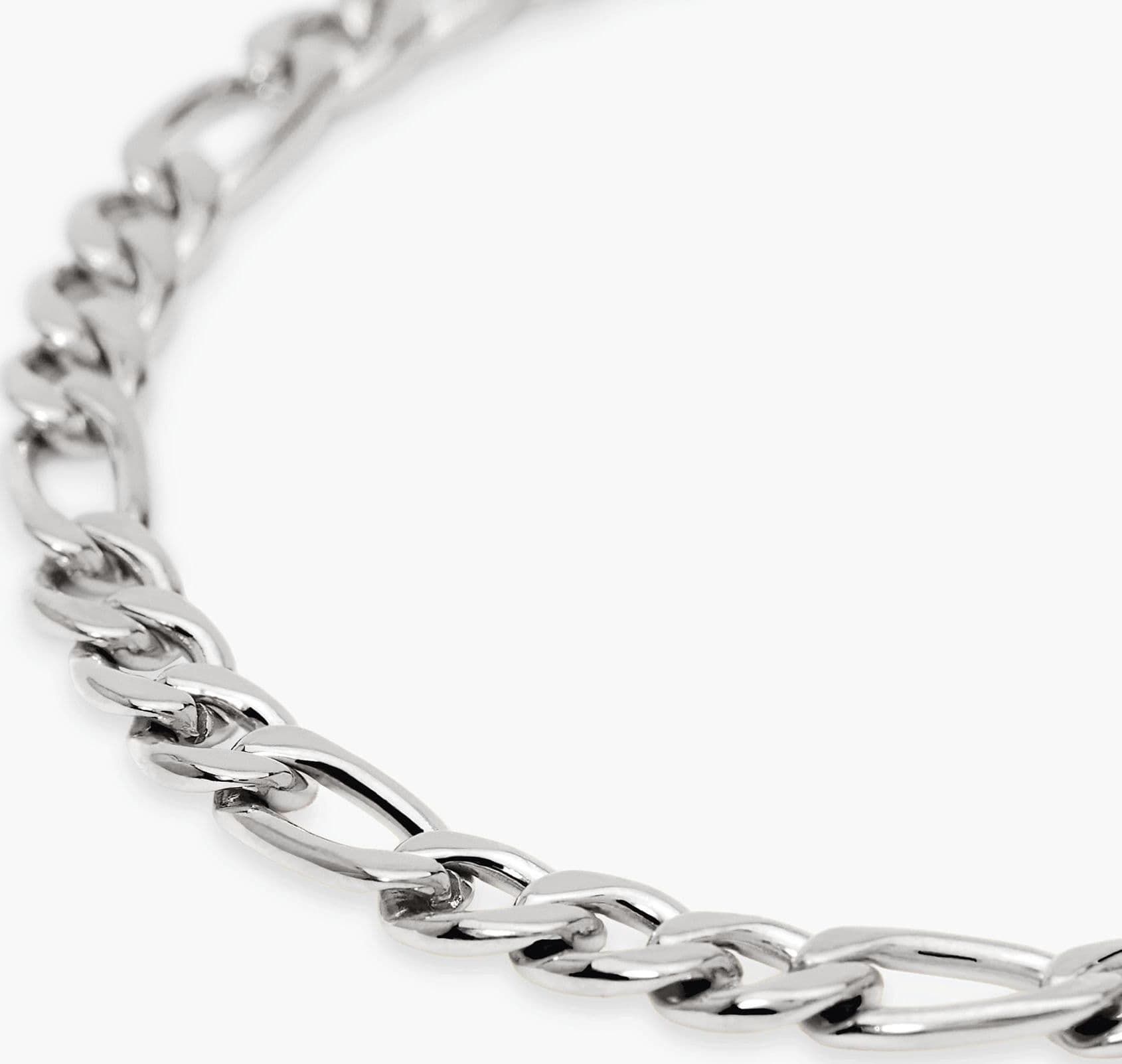 Kidult -  Bracciale uomo in acciaio con catena figaro Style 36 - 3
