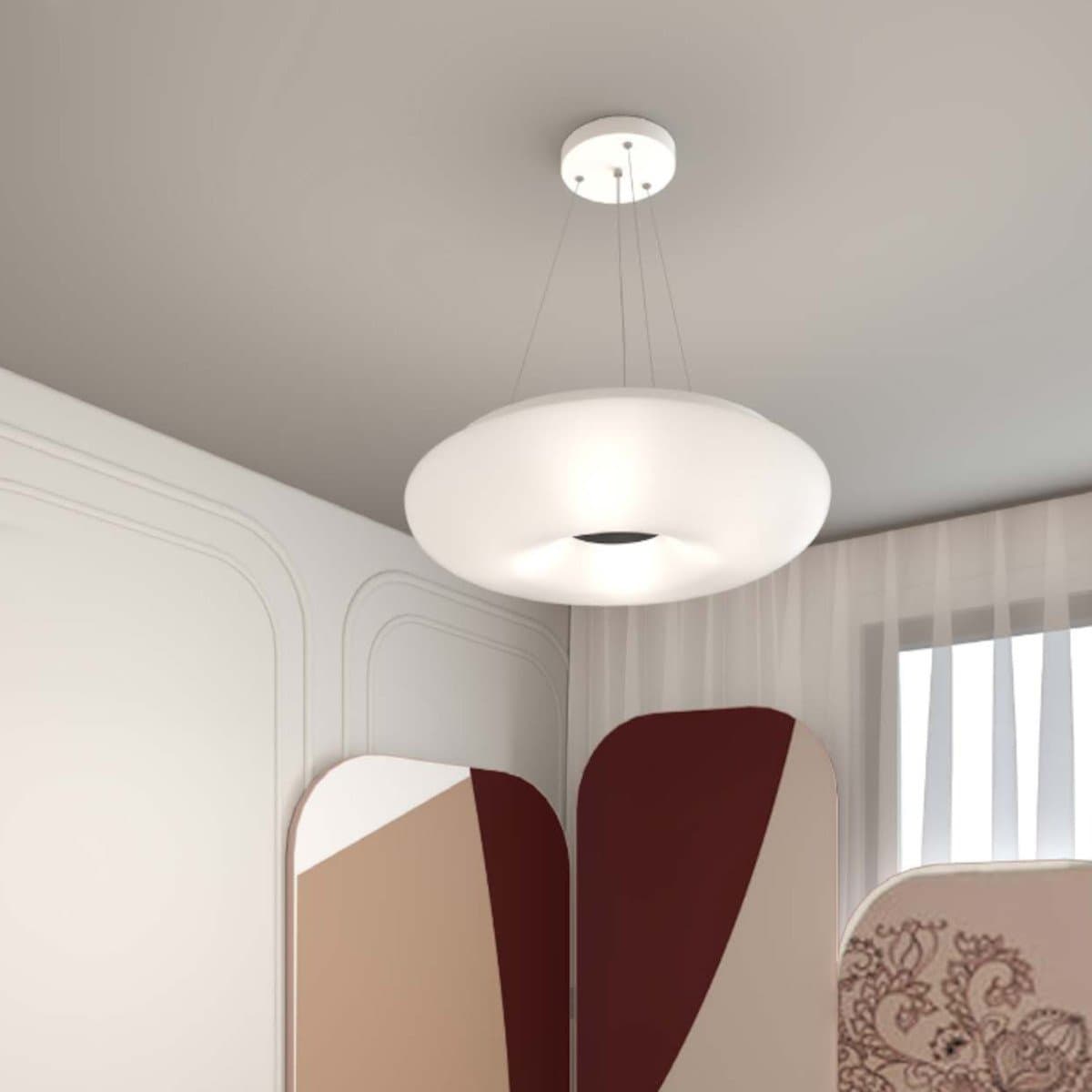 Lampadario moderno Top Light BENNY 1217 SP E27 LED metallo vetro - 2