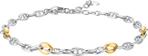 LUCA BARRA   -   BRACCIALE UOMO IN ACCIAIO