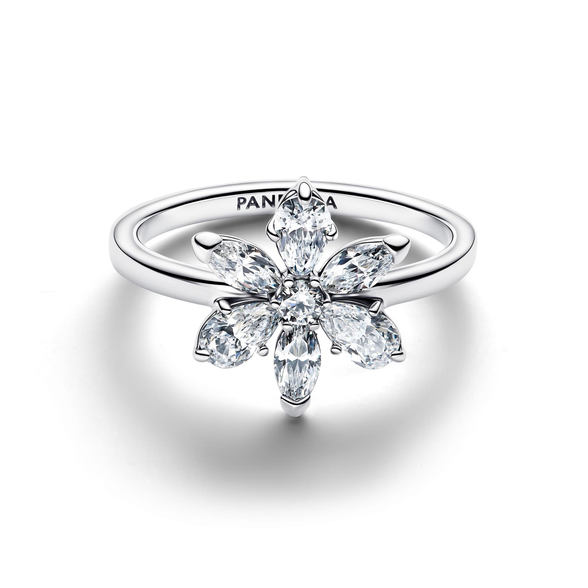 Pandora   Anello Herbarium Fiore Luminoso Argento - 2