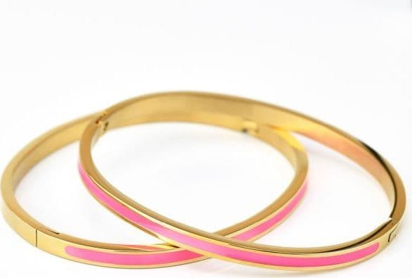 Boccadamo -  Bracciale rigido smaltato pink - 2