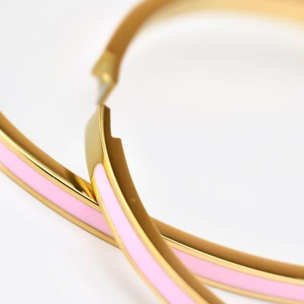 Boccadamo -  Bracciale rigido smaltato rose - 2