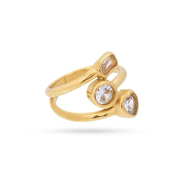 Anartxy -  Anello Triple Love, essenziale per l'estate - 2