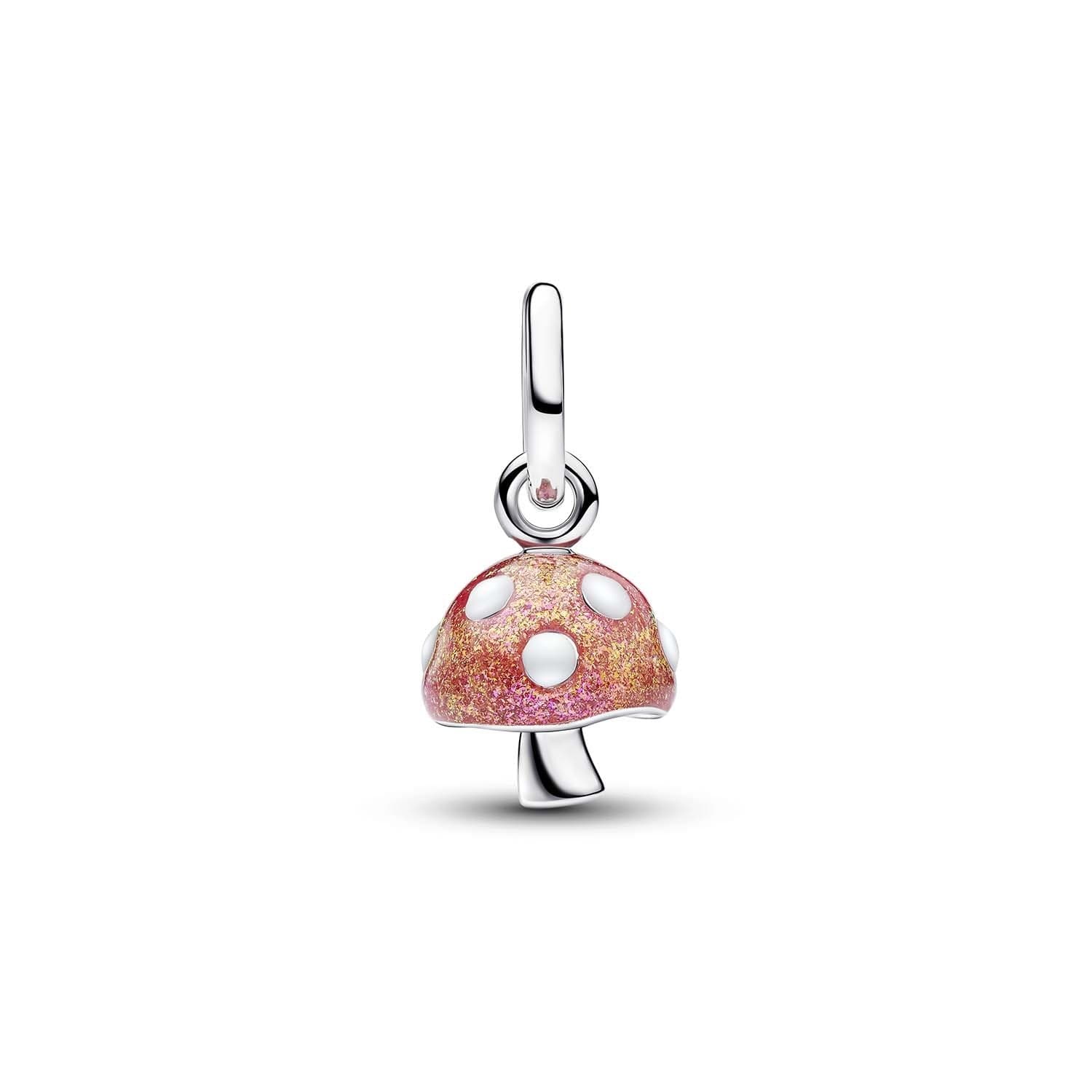 Pandora Charm Pendente Fungo che si illumina al buio Argento - 2