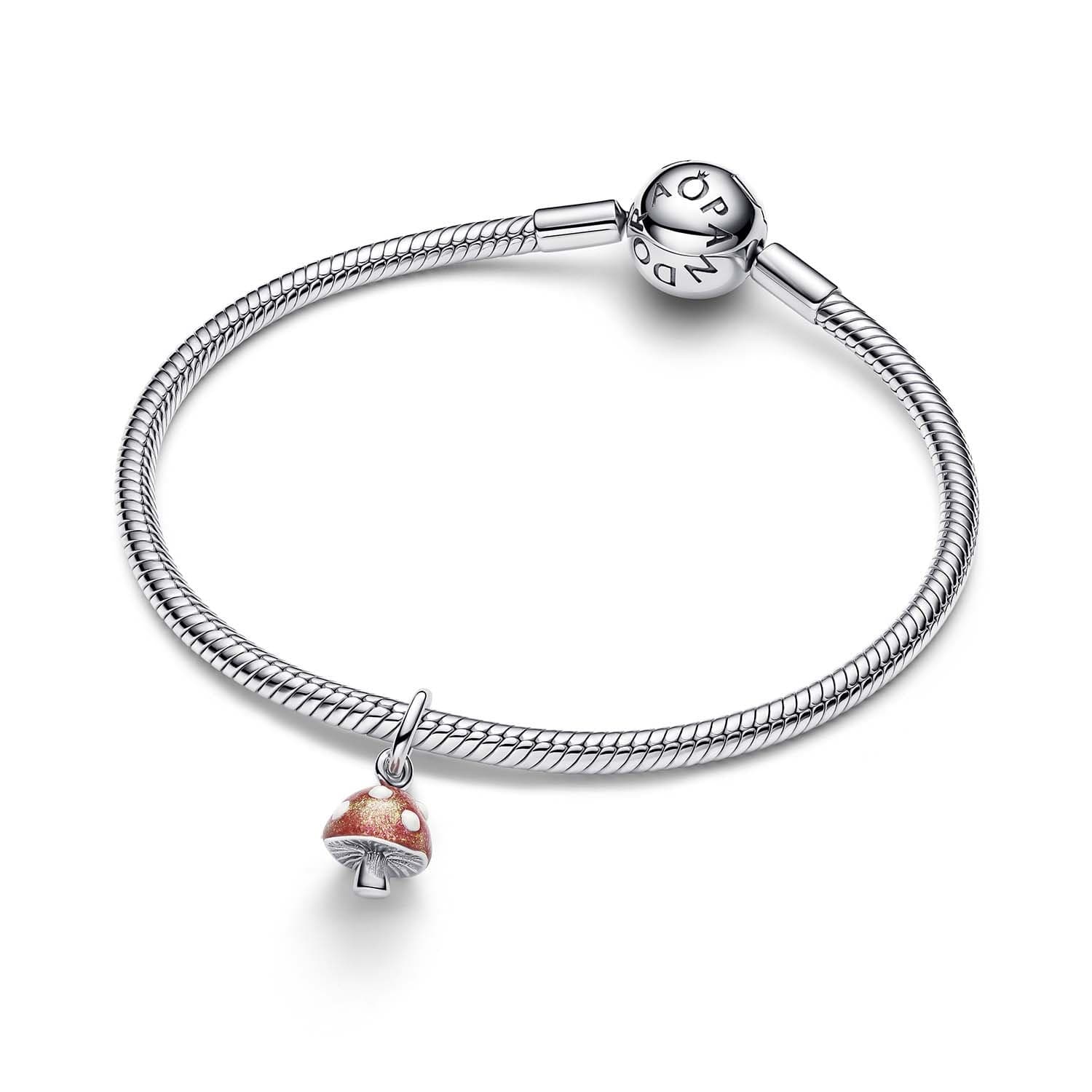 Pandora Charm Pendente Fungo che si illumina al buio Argento - 3
