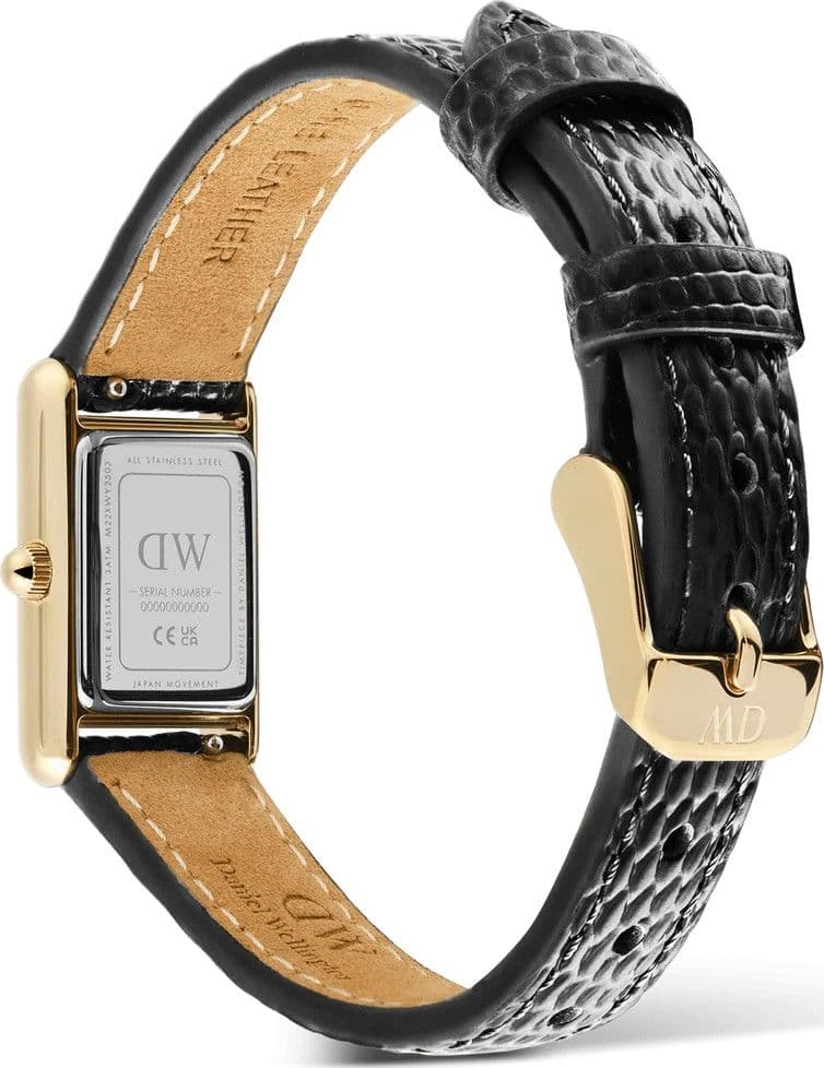 Daniel Wellington  - Orologio Bound Mini Black Lizard Gold - 3