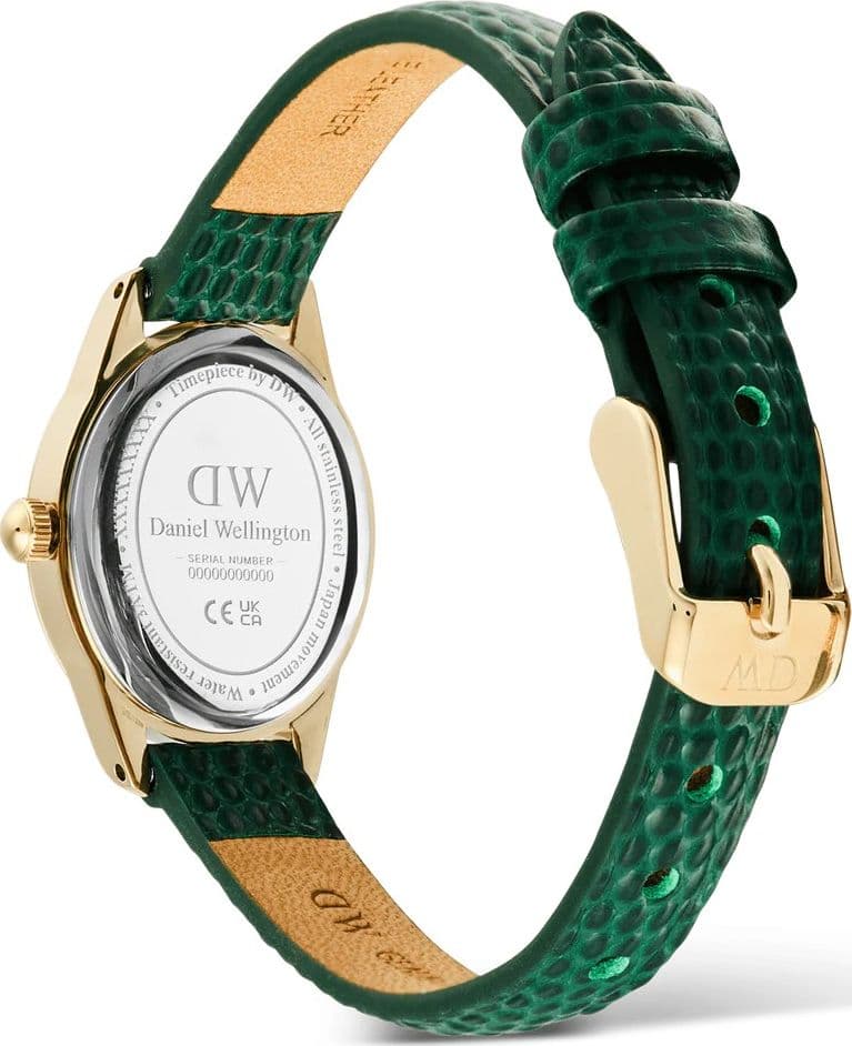 Daniel Wellington  - Orologio Ophelia Mini Green Lizard White Guilloché Gold - 3